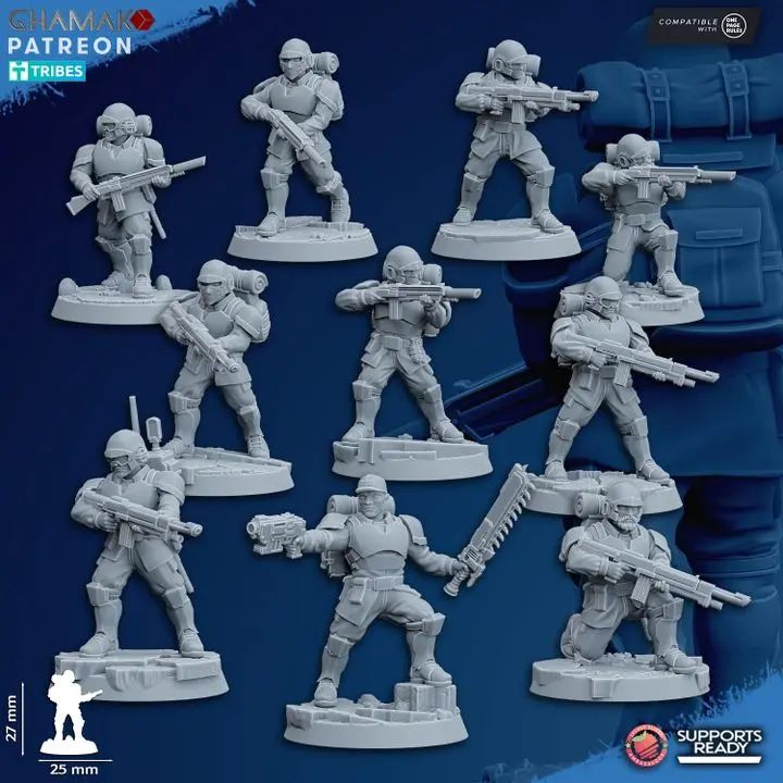Ghamak - Assault Troops (x10)