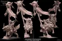Avatars of War - Porte-étendard gobelin de bataille sur loup (battle-ready)