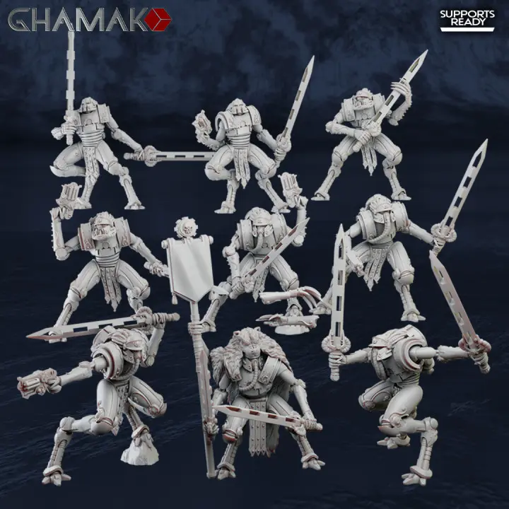 Ghamak - Martian cult Ironbrakers (x10)