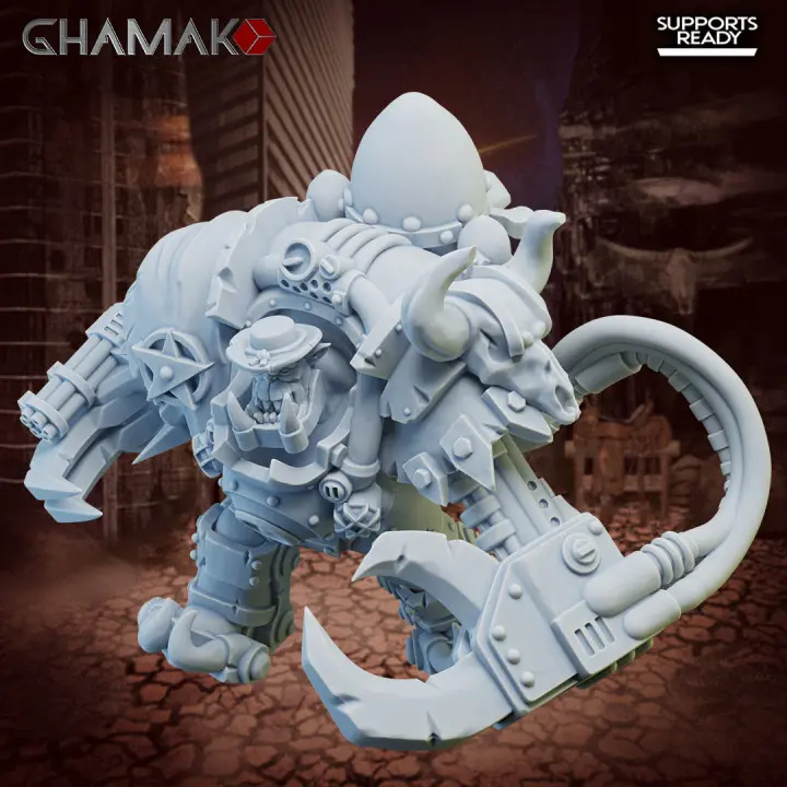 Ghamak - Orkz Klintz bozz with backpack 