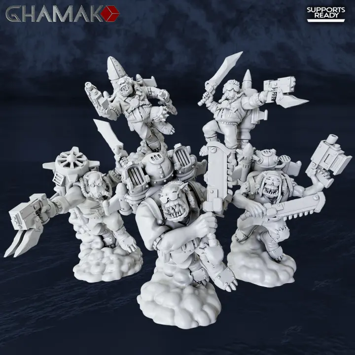 Ghamak - Orkz Jumpers Squad (X5)