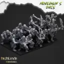 Highlands Miniatures - Orc sauvages avec lances