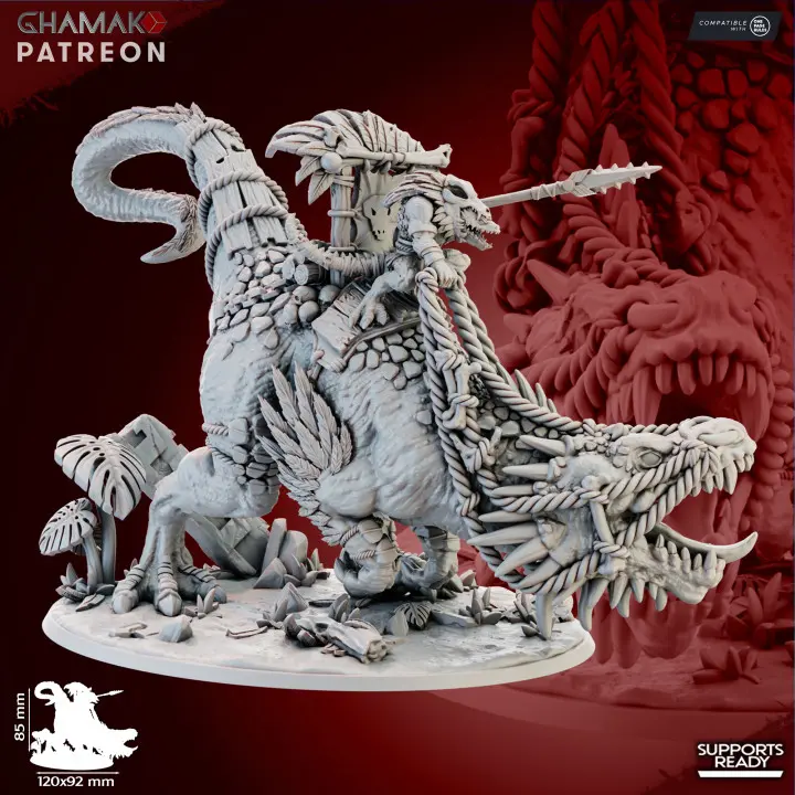 Ghamak - Lizardmen - Coldblood on Allosaurus 