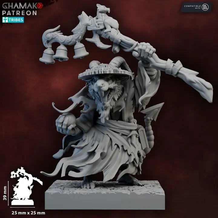 Ghamak - Fantasy - Hommes Rats - Sorcier homme rat