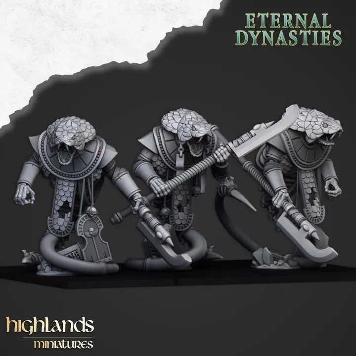 Highlands Miniatures - Serpents de la nécropole