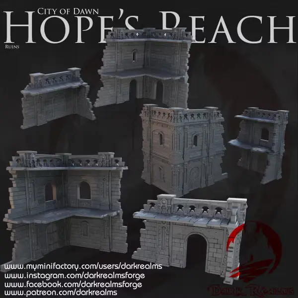 Dark realms - City of Dawn - Set de ruines