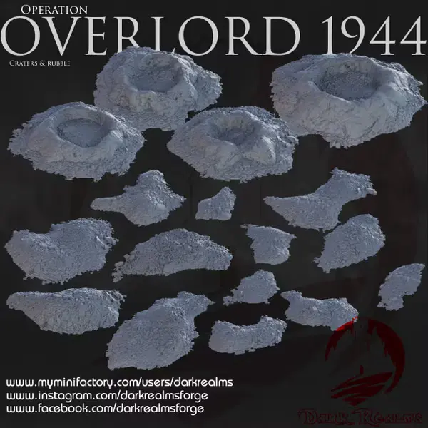 Dark realms - Dark Realms - Overlord 1944 - Scatter (lot complet)