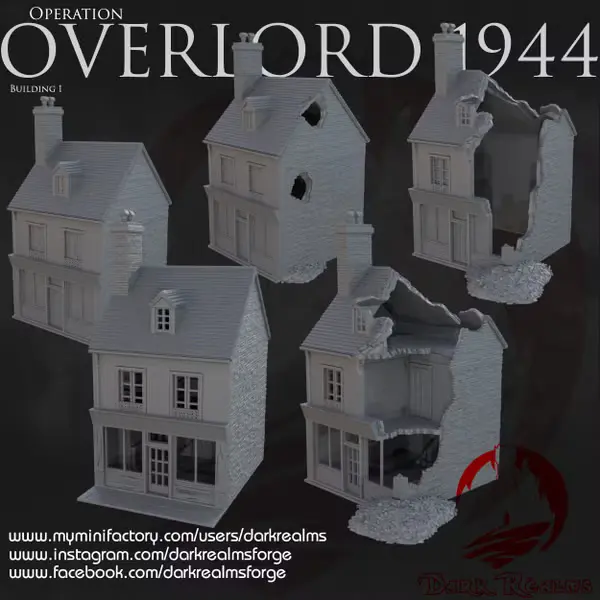Dark realms - Dark Realms - Overlord 1944 - Batiment 1 (3 versions)