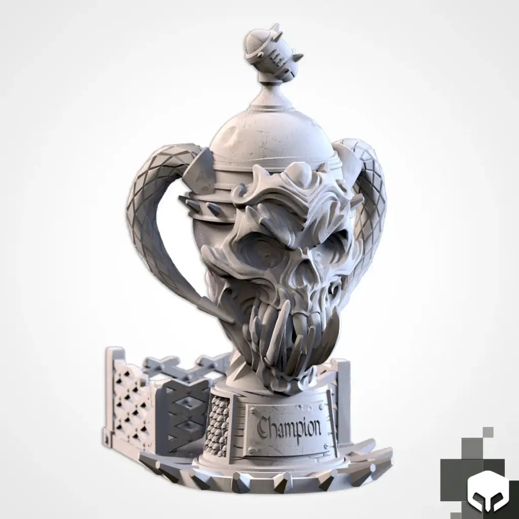 Txarli - Tour à dés - Trophée crane (Blood Bowl)