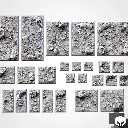 Socles Carrés/ Toppers texturés - Forêts - Lot de 20