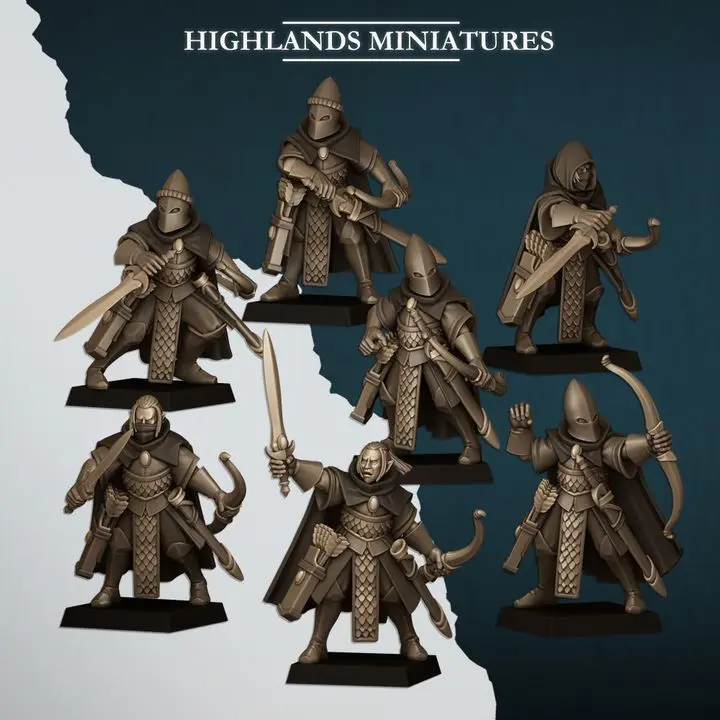 Highlands Miniatures - Ombres haut elfe