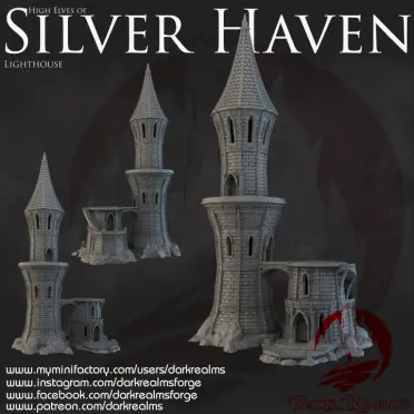 Dark Realms - Silver Haven - Phare (28mm)