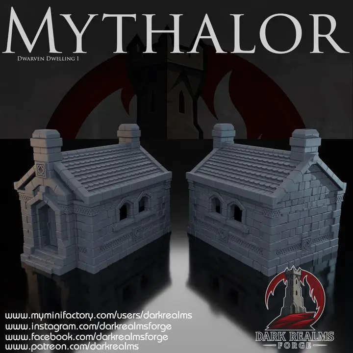 Dark realms - Mythalor - Maison naine 1 (28mm)