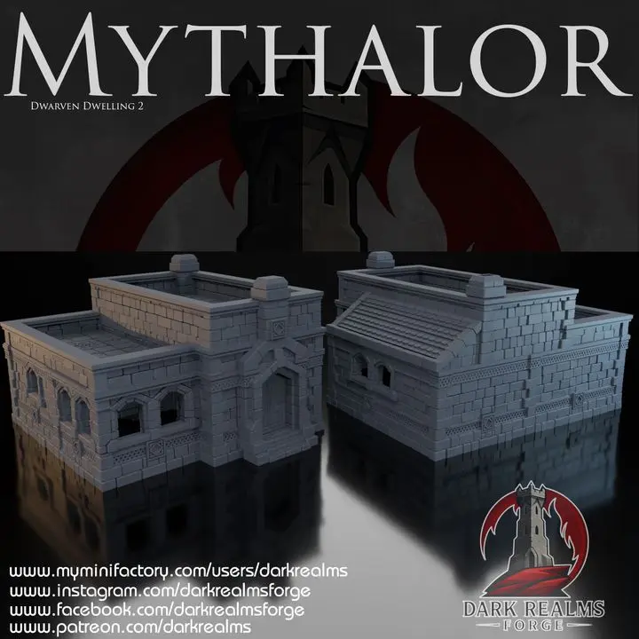 Dark realms - Mythalor - Maison naine 2 (28mm)