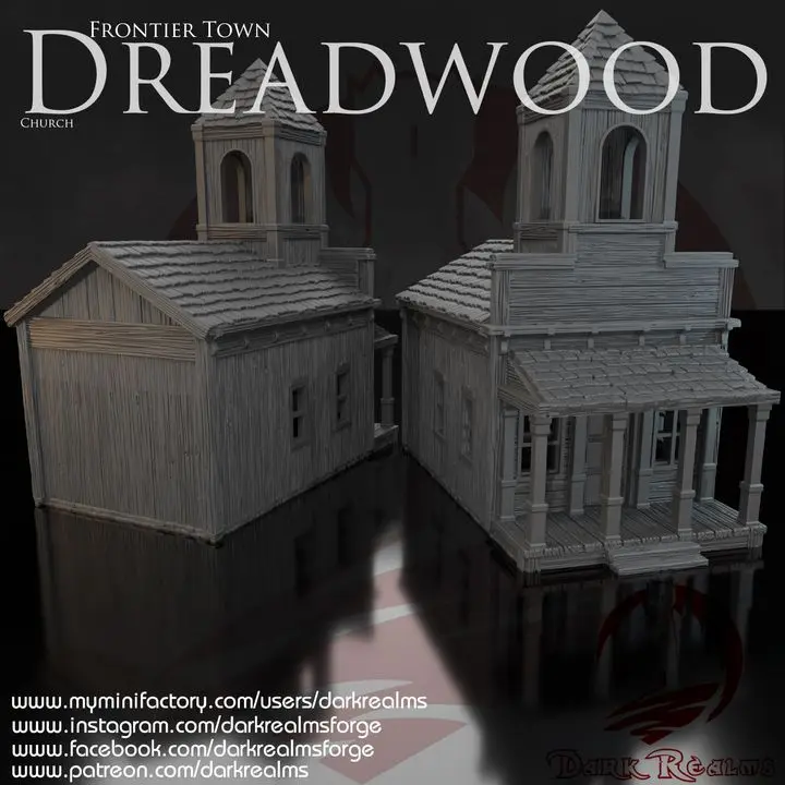 Dark realms - Frontier Town - Dreadwood Church 