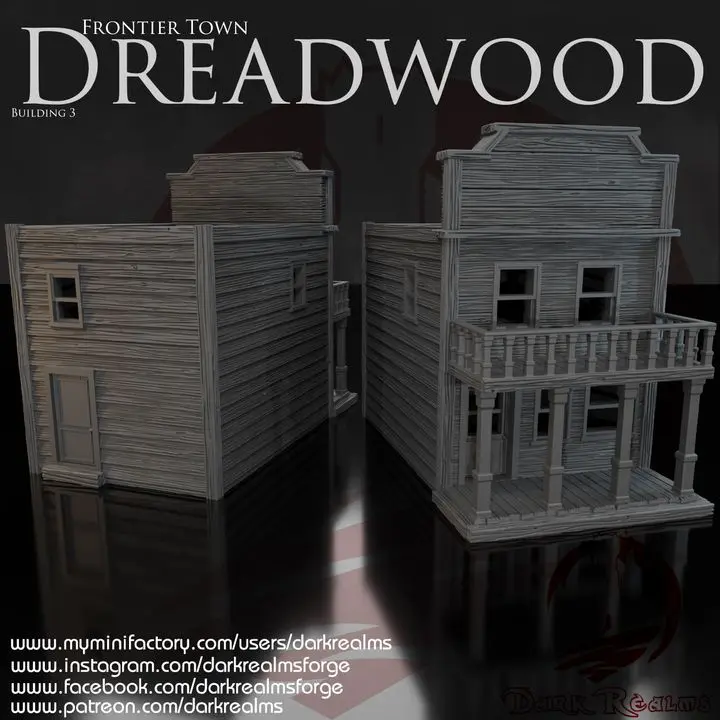 Dark realms - Frontier Town - Dreadwood Building 4 (28mm)