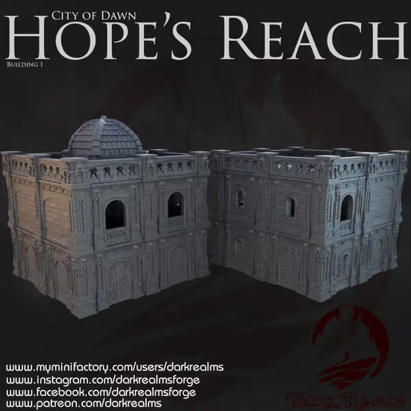 Dark realms - City of Dawn - Bâtiment 1 (28mm)