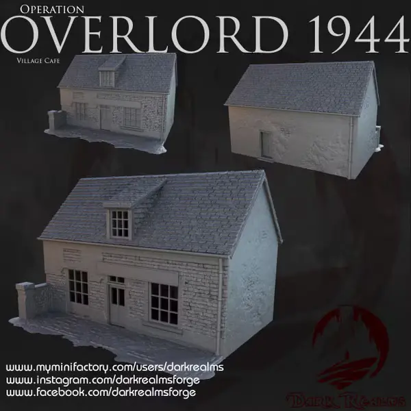 Dark realms - Dark Realms - Overlord 1944 - Village café