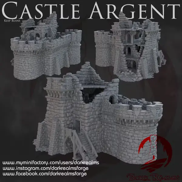 Dark realms - Dark Realms - Castle Argent - Fort en ruines