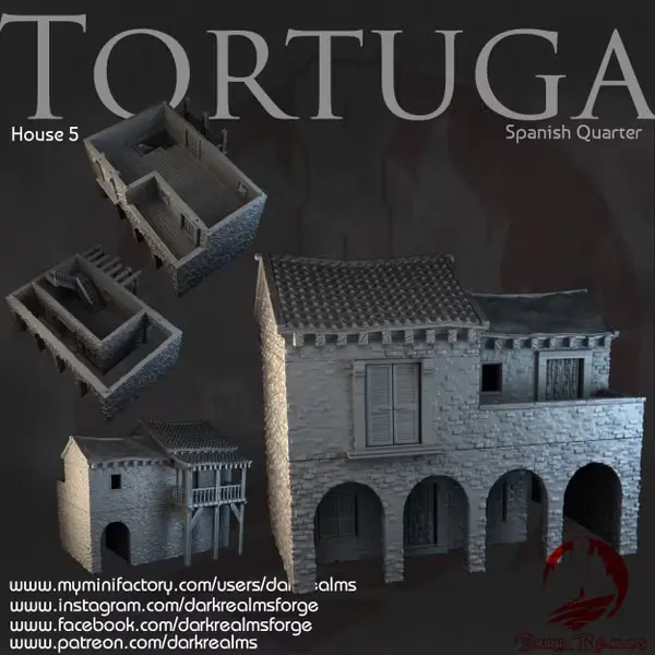 Dark realms - Dark Realms - Tortuga - Maison 5 (28mm)