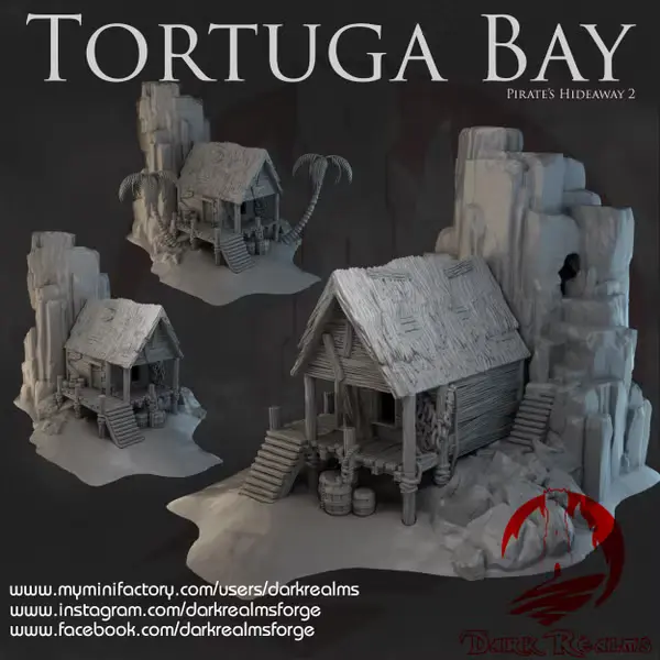 Dark realms - Dark Realms - Tortuga - refuge 2 (28mm)