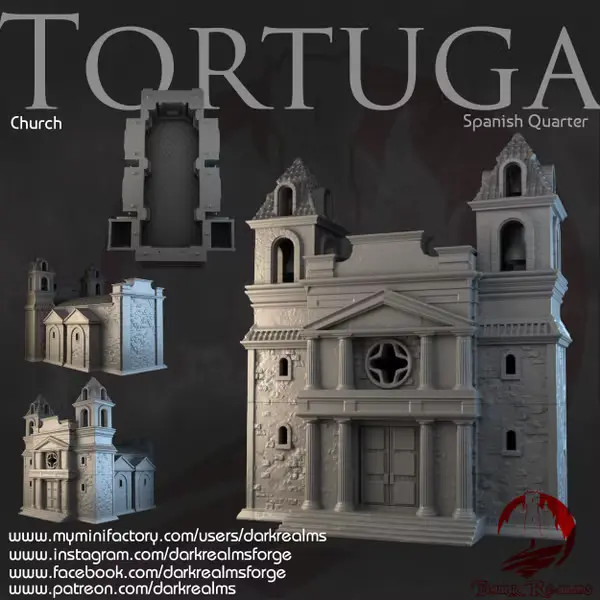 Dark realms - Dark Realms - Tortuga - Eglise (28mm)