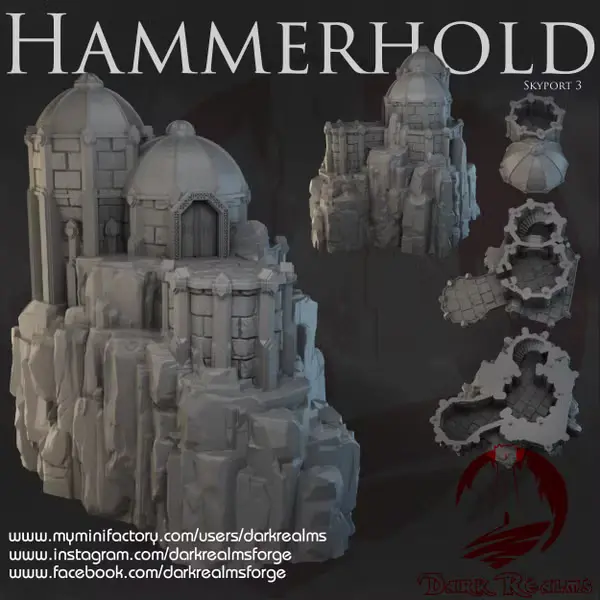 Dark realms - Dark Realms - Hammerhold - Skyport 3 (28mm)