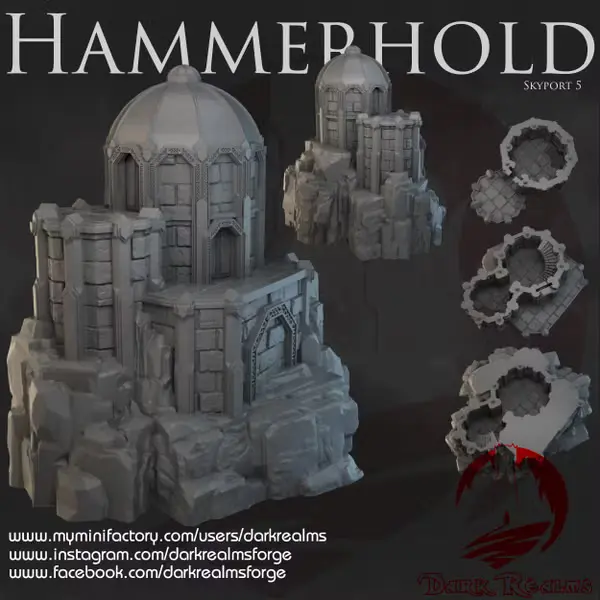 Dark realms - Dark Realms - Hammerhold - Skyport 5 (28mm)