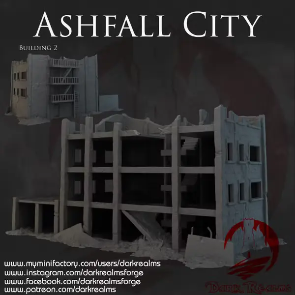 Dark realms - Dark Realms - Hashfall - Batiment 2 (28mm)