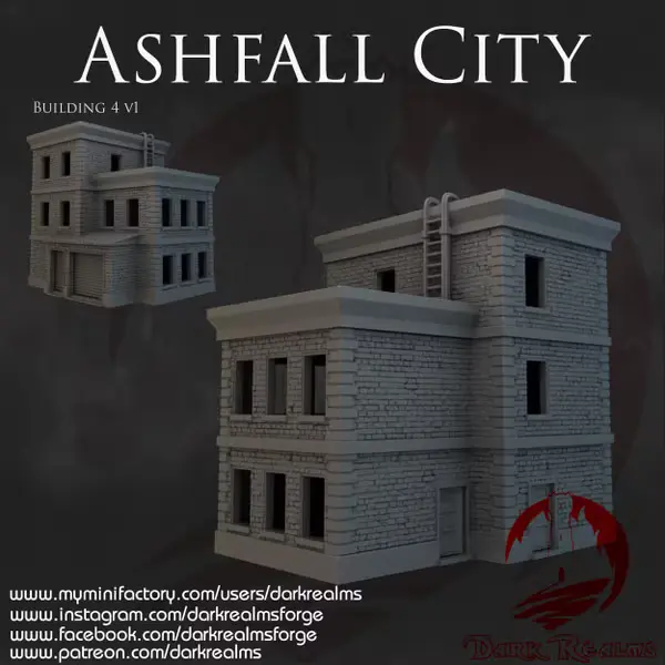 Dark realms - Dark Realms - Hashfall - Batiment 4 (28mm)