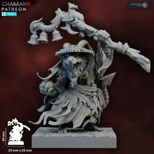 Ghamak - Fantasy - Hommes Rats - Sorcier homme rat