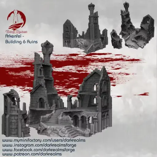 Dark realms - Arkenfel (Gondor) - Ruines batiment 6