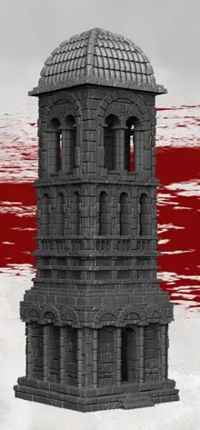 Dark realms - Arkenfel (Gondor) - Tour 2 toit carré