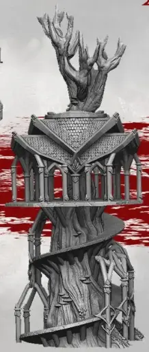 Dark realms - Elfes des bois - Tour dans les arbres 3