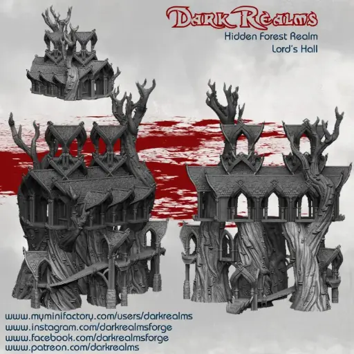 Dark realms - Elfes des bois - Hall du roi