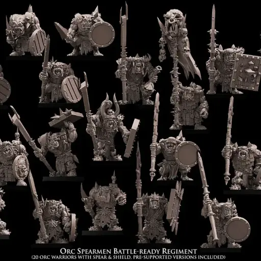 Avatars of War - Lanciers orc battle ready