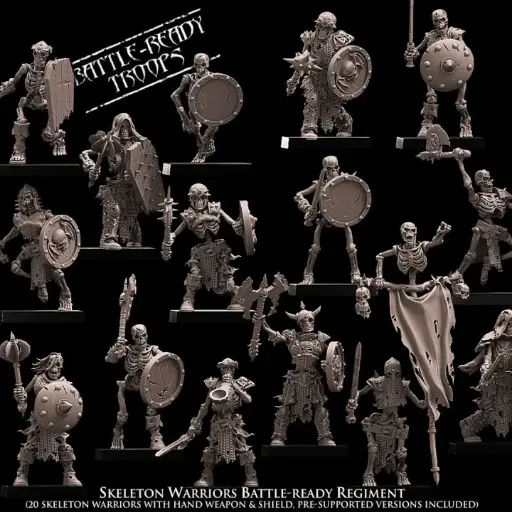 Avatars of War - Régiment de squelettes Hommes-bêtes