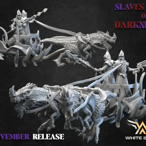 White angel - Dark elves - Char cauchemars