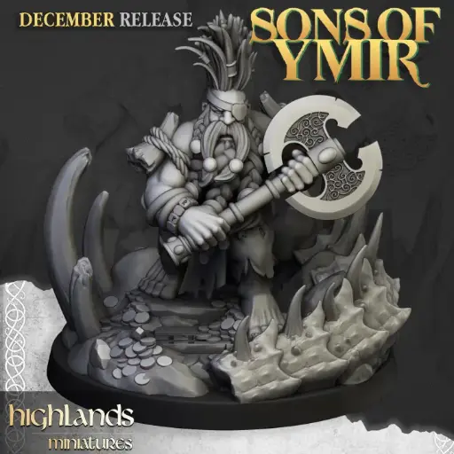 Highlands Miniatures - Nain Chasseur de Dragons