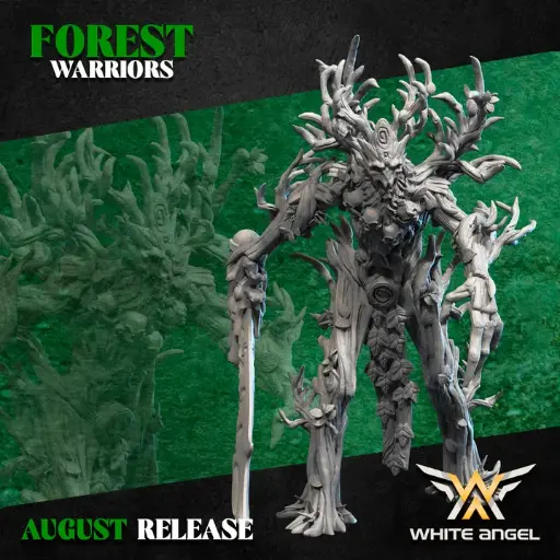 White angel - Elfes sylvains - Homme-arbre guerrier