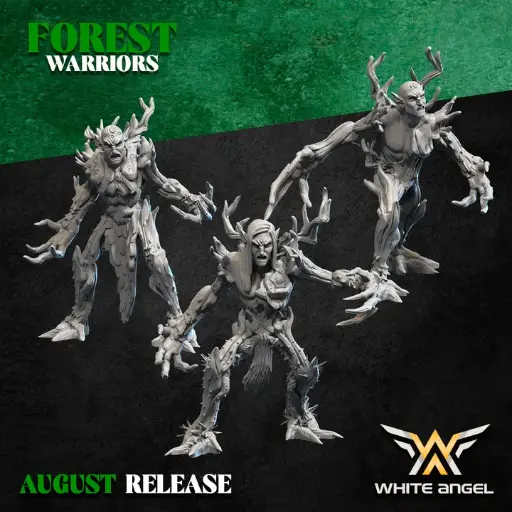 White angel - Elfes sylvains - Arbres esprits