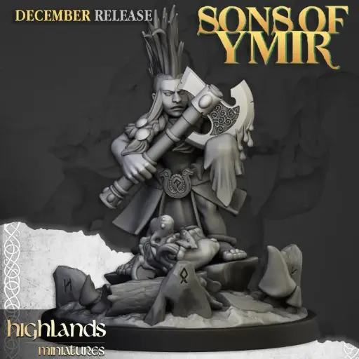 Highlands Miniatures - Chasseuse de Trolls Naine