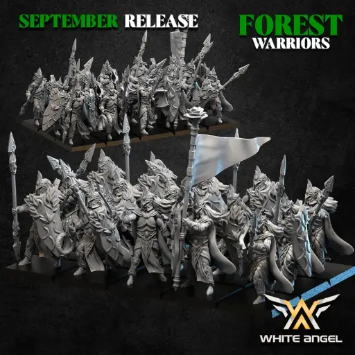 White angel - Elfes sylvains - Guerriers de la fôret