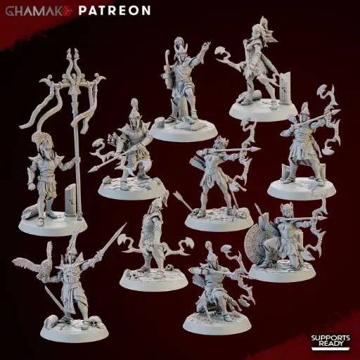 Ghamak - Fantasy - Elfes Lumineux - Celestial Sagittarii (archers)