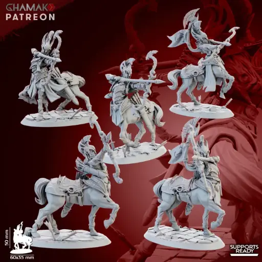 Ghamak - Fantasy - Elfes Lumineux - Skyrunner Cavalry