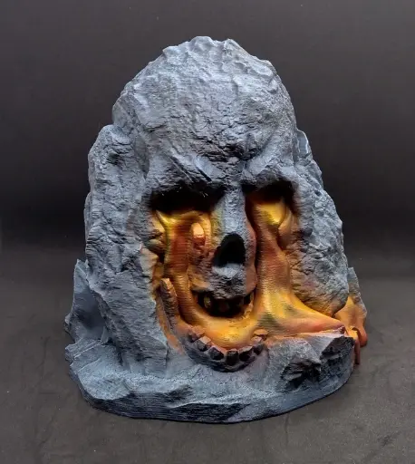 Décors crane lave prépeint