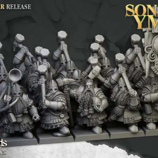 Highlands Miniatures - Unité de Garde Royale Nain