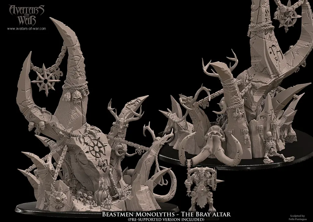 Avatars of War - Monolithe des hommes-bêtes - Bray altar