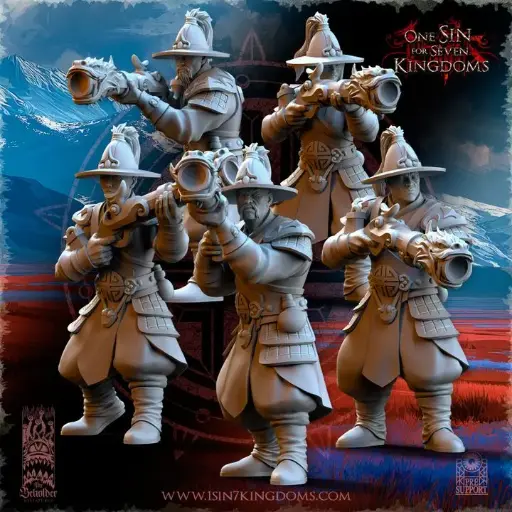 The Beholder miniatures- Astarii - Imperial Gunners