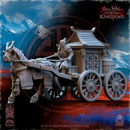 The Beholder miniatures- Astarii - Chariot de bagage